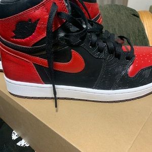 Air Jordan 1 Laser Bred Colorway Custom
